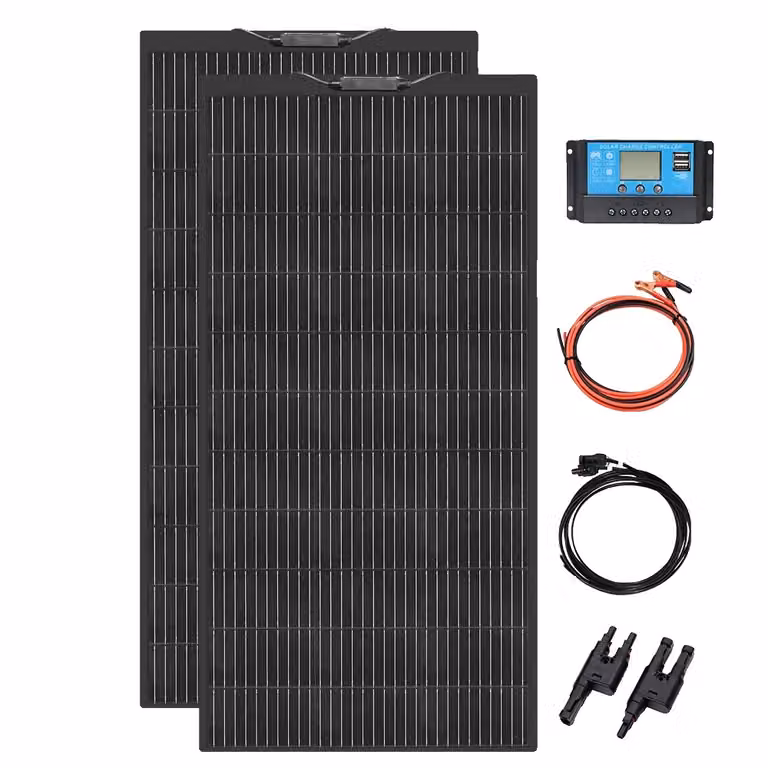 Pannello solare flessibile, potenza di 240W, efficienza del 24%, kit solare da 240W