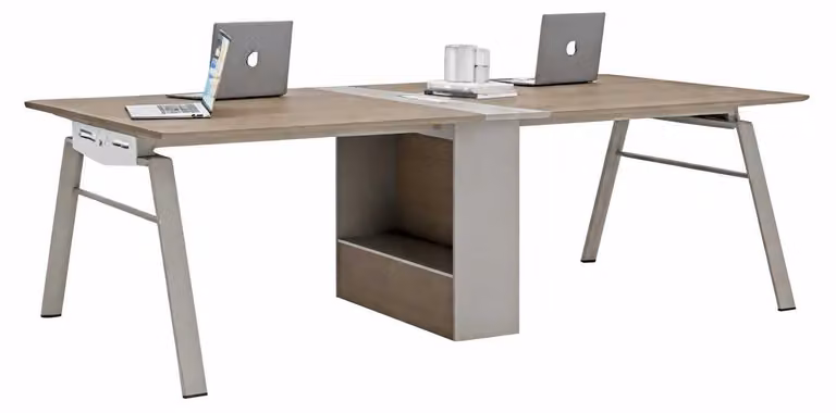 Tavolo da riunione con vano portaoggetti Tavolo da ufficio moderno Mobili da ufficio di design