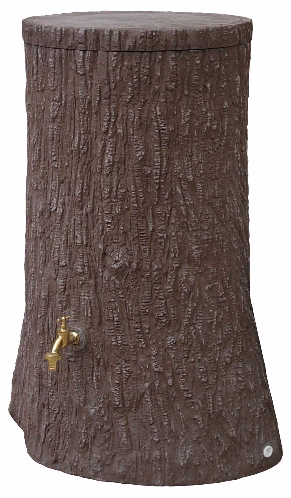 Botte per la pioggia tronco d'albero LITTLE EVERGREEN 250 litri marrone