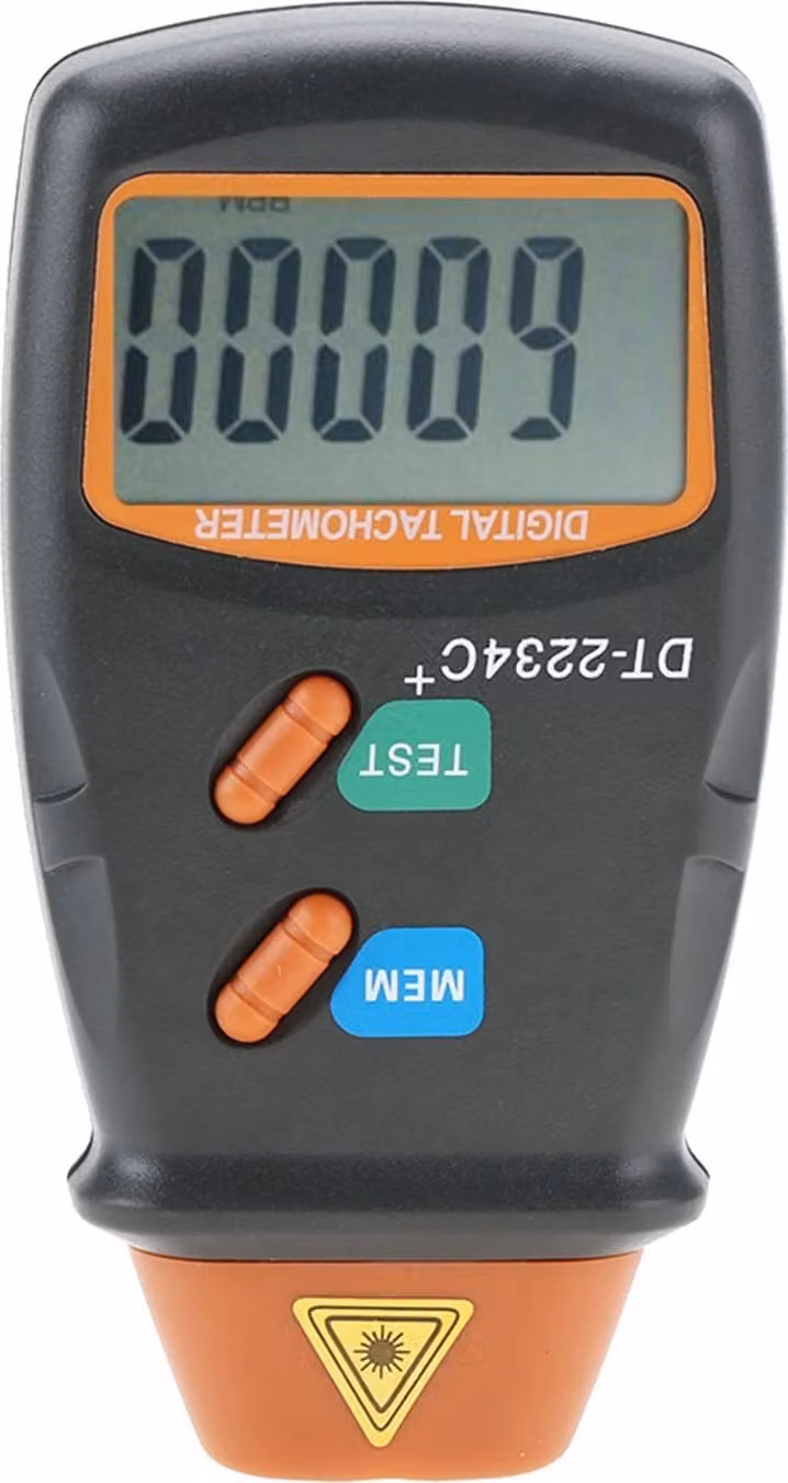 Tachimetro, tachimetro, tachimetro digitale, tachimetro digitale, tachimetro LCD, contagiri, tachimetro a contatto NOn