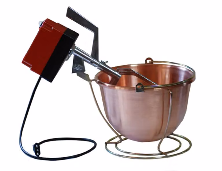 Cuoca automatica in rame liscio a fondo tondo media, diam. 26cm (Mot. 24W)