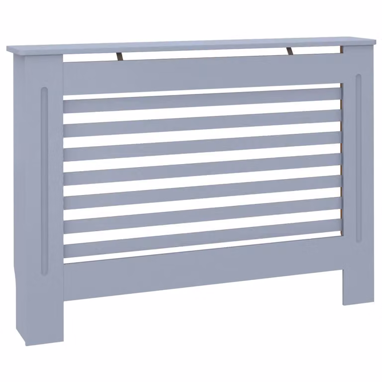 vidaXL Rivestimento per radiatori antracite 112 x 19 x 81 cm MDF