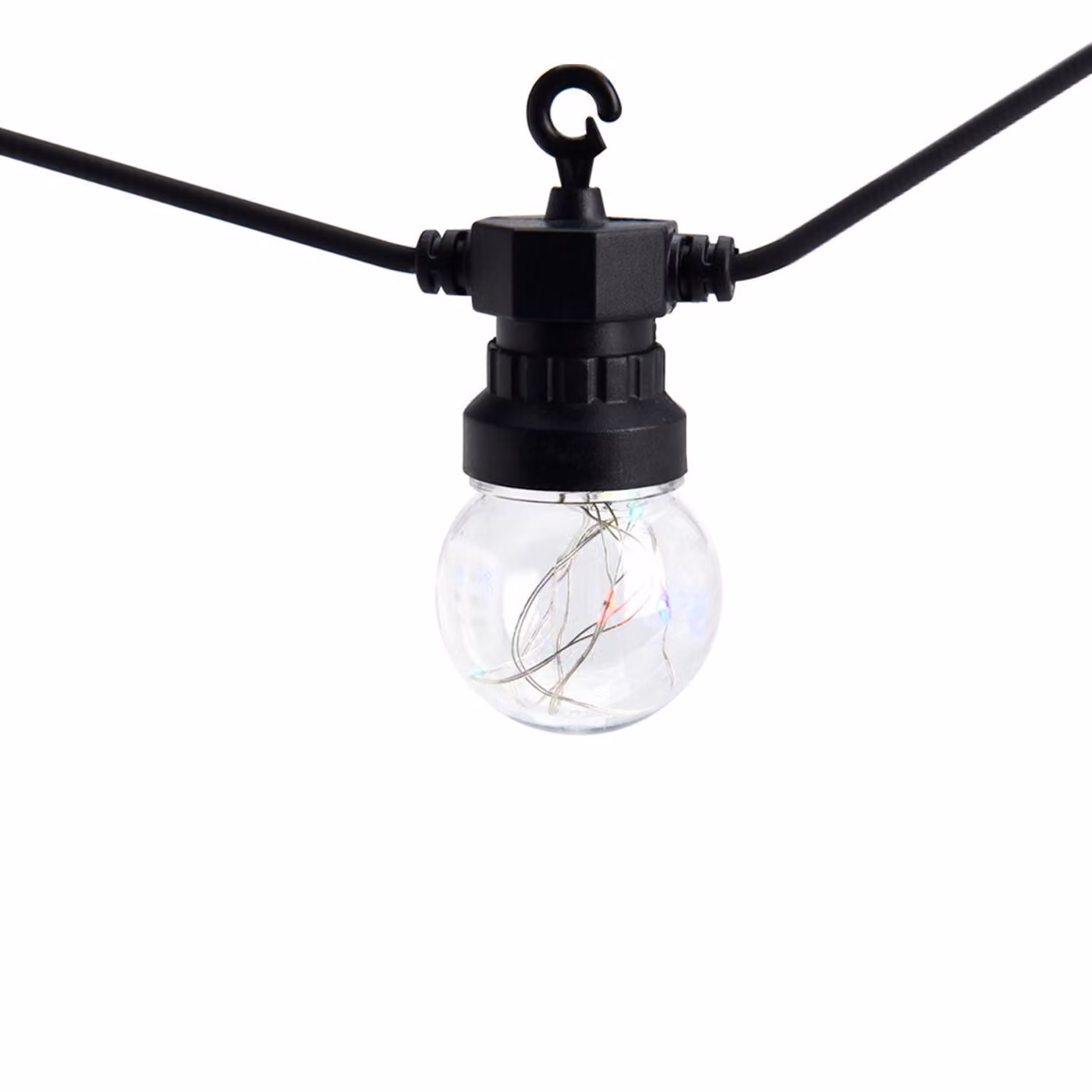 ProGarden Catena luminosa per feste in giardino a LED 50 lampade Multicolore