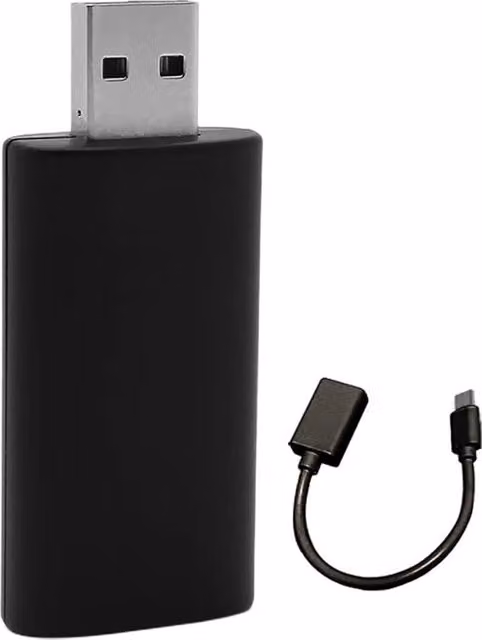 Adattatore Wireless Carlinkit CL-001 per Apple CarPlay e Android Auto con Wi-Fi e Bluetooth 5.0, Nero