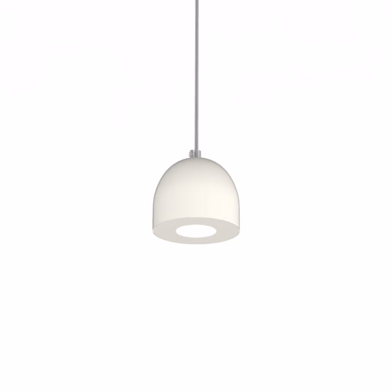 Lampada A Sospensione Campanella Monocolore Opaca