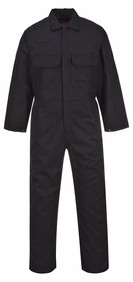 Portwest BIZ1 Tuta ignifuga Bizweld™ nera alta taglia M