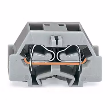 50 Pezzi Morsetto a 4 conduttori 2x0,08-2,5qmm grigio - Morsetto 1-p 261-331