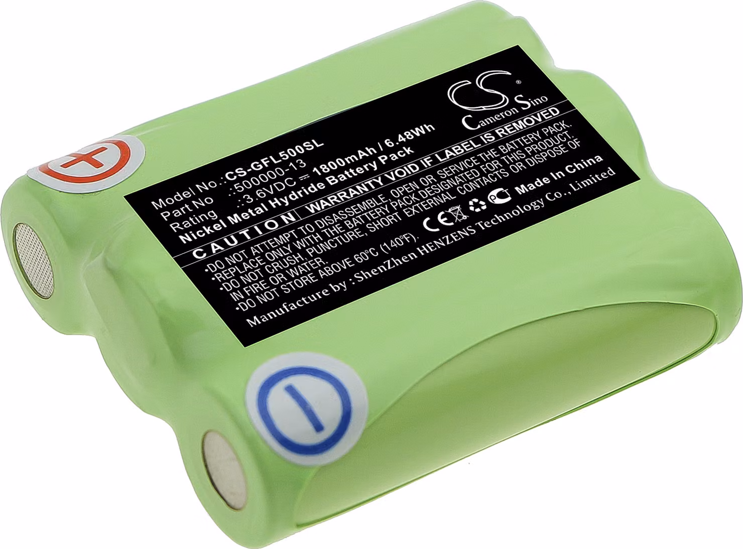TECHTEK Batteria compatibile con [Geo-Fennel] Multi-Liner FL 50, Multi-Liner FL 50 plus sostituisce 500000-13