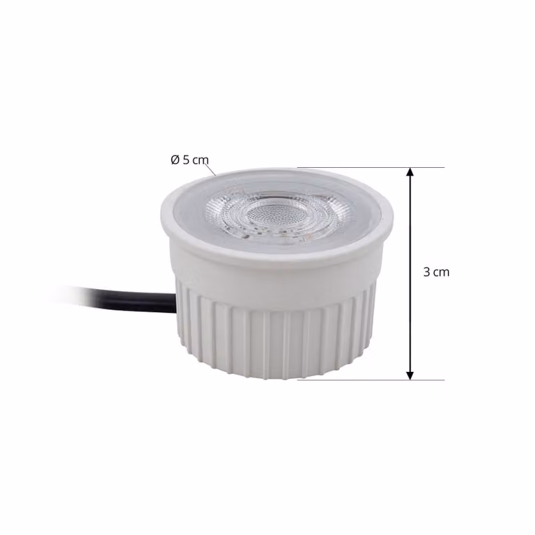 Prios Faretto da incasso a soffitto Fibur con modulo LED, beige, set 10 pezzi PRIOS, dimmerabile, Crema / Ambra, Soggiorno / Sala da pranzo, Metallo, Moderno