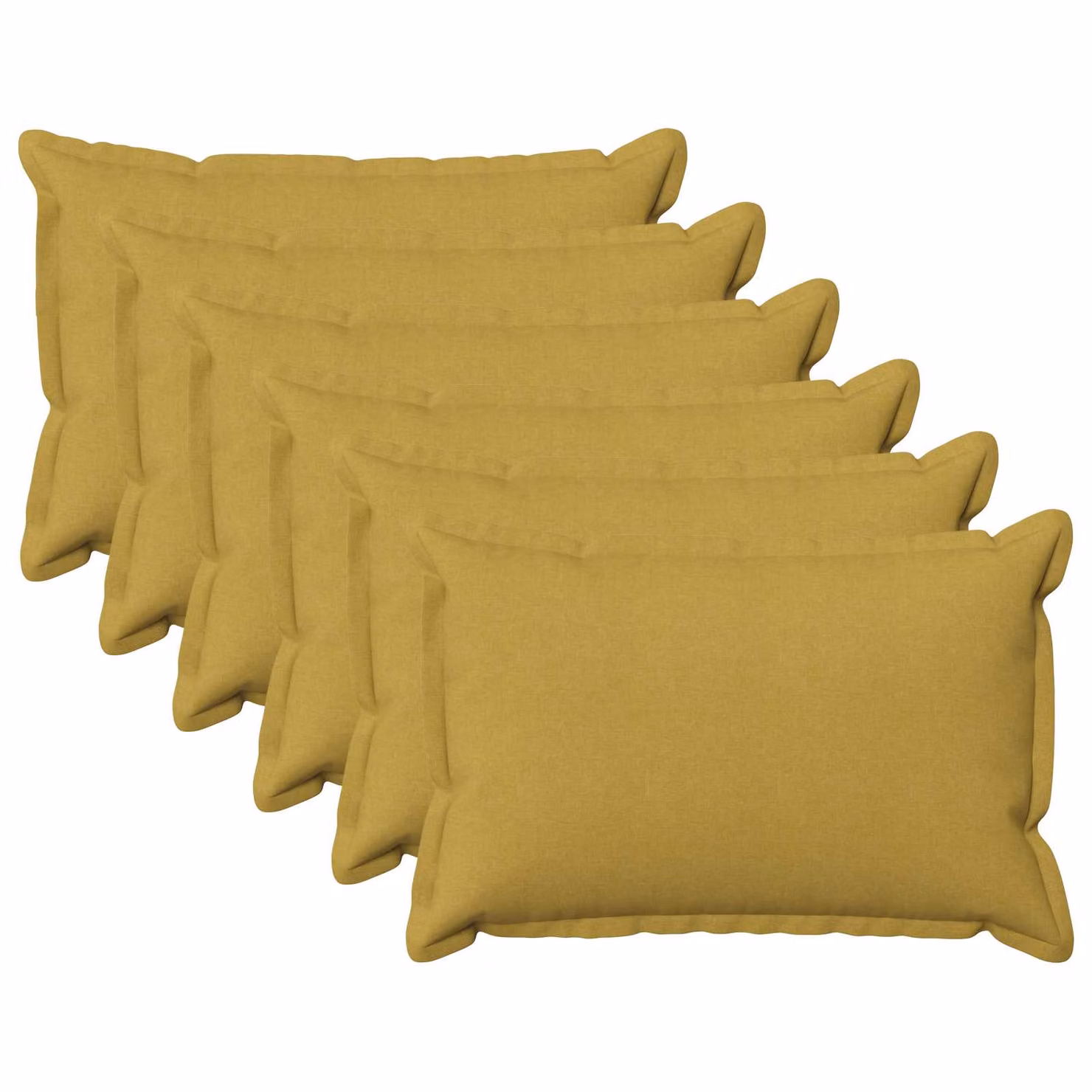 vidaXL Cuscino con cuscino HOUTEN 6 pz Verde chiaro Lino