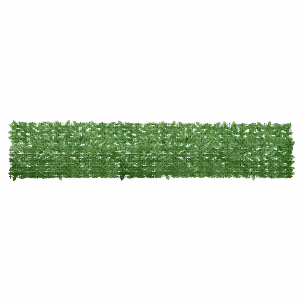 vidaXL Paravento da Balcone con Siepe Artificiale Verde, L 400 cm x H 75 cm