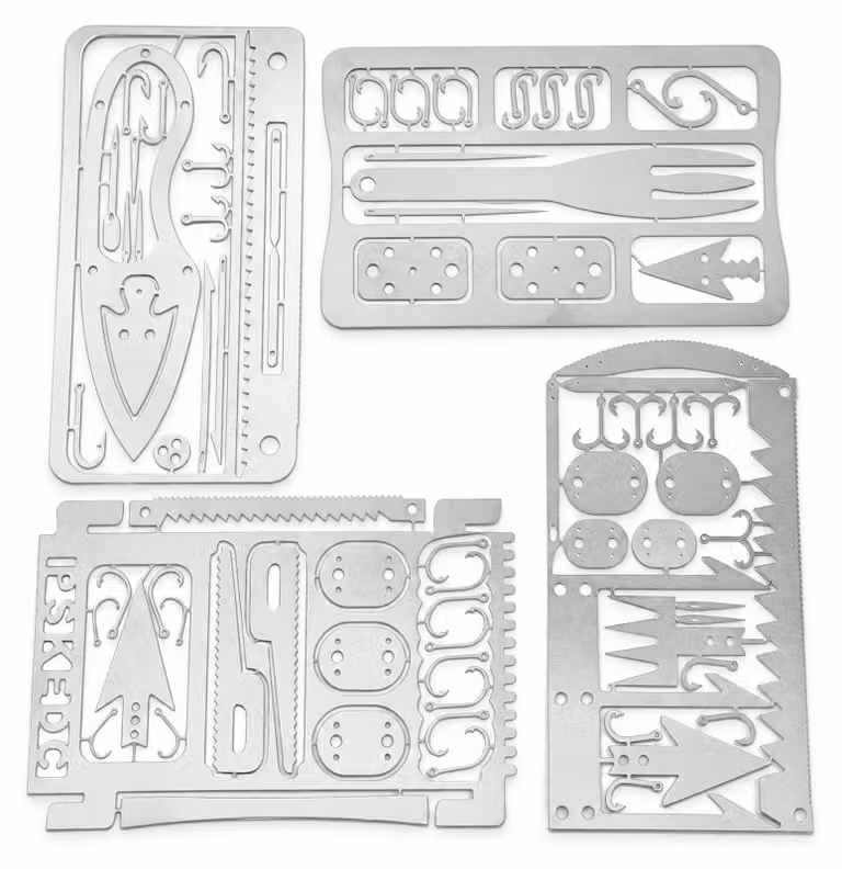 Kit di sopravvivenza - Set di 4 elementi per la sopravvivenza, ideale per campeggio e situazioni di emergenza - CUTULAMOe3fabxynvc2988