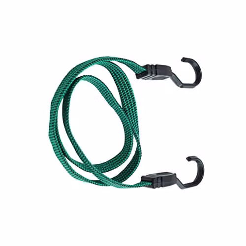 Cavo elastico piatto Diam. 20 x 1250 mm. con ganci in plastifica 2 pz.