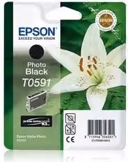 Cartuccia inchiostro Epson Serie Giglio Nero Ultra Chrome T0591 C13T05914010