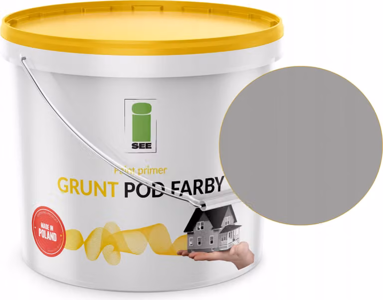 Primer siliconico grigio per facciate, tonalità grigia, 10 l