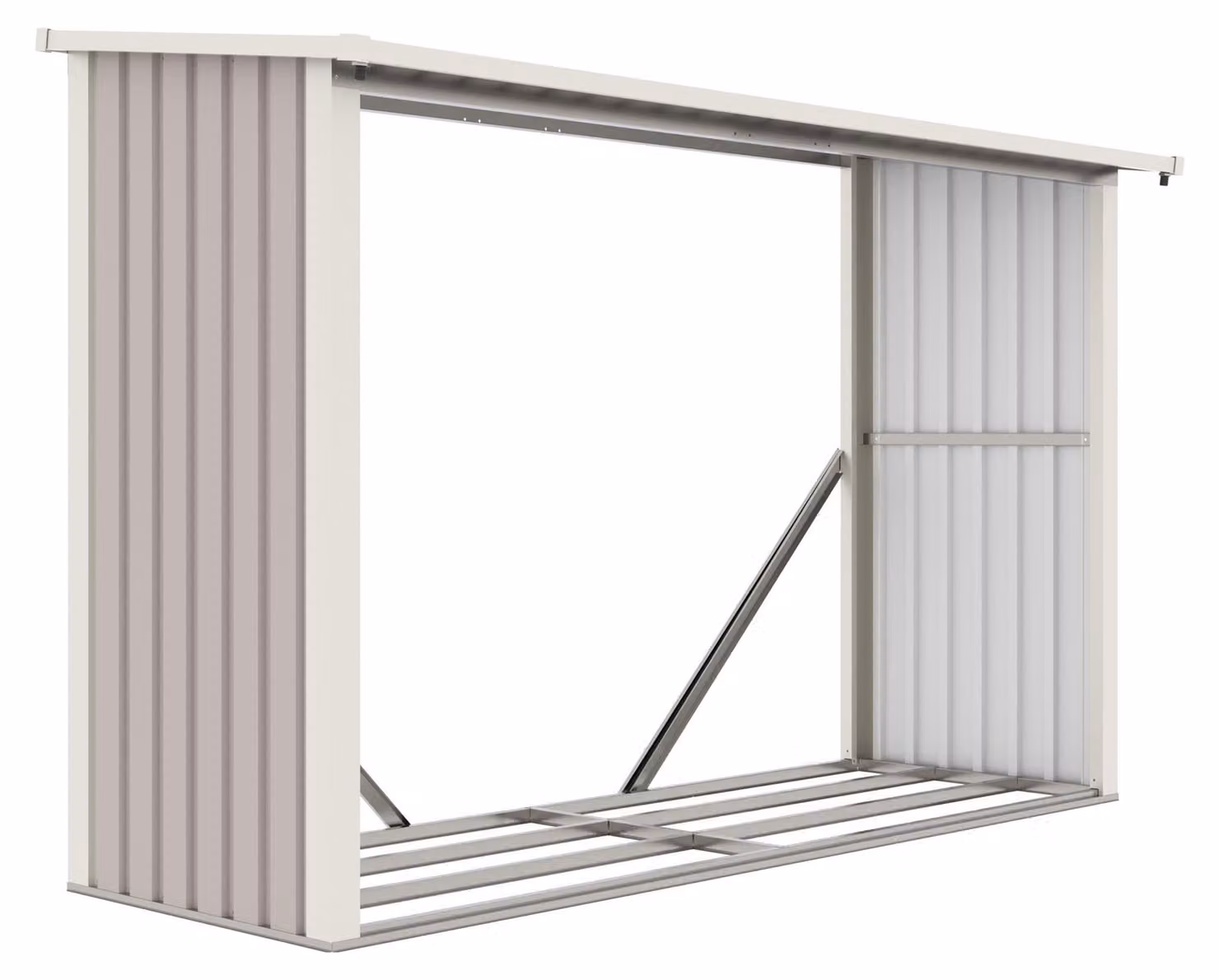 G21 Riparo in legno G21 WOH 335 - 242 x 89 cm, grigio G21-63900504