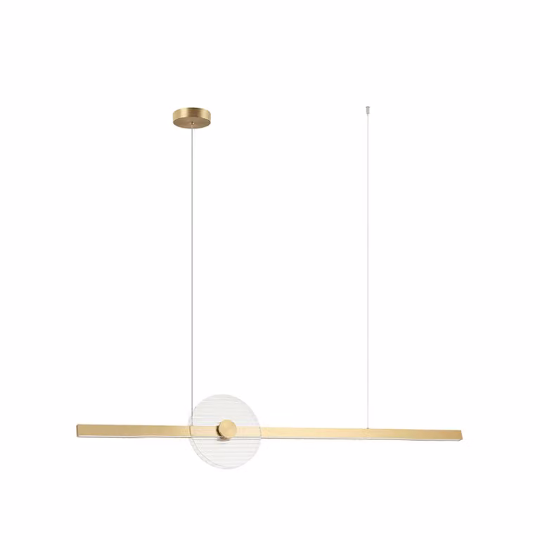 Zambelis Lampada a sospensione 25426, dimmerabile, Ottone / Oro, Soggiorno / Sala da pranzo, Metallo, Moderno, Lampada a sospensione