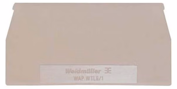 Piastra terminale Weidmüller WAP WTL6/1 1068300000
