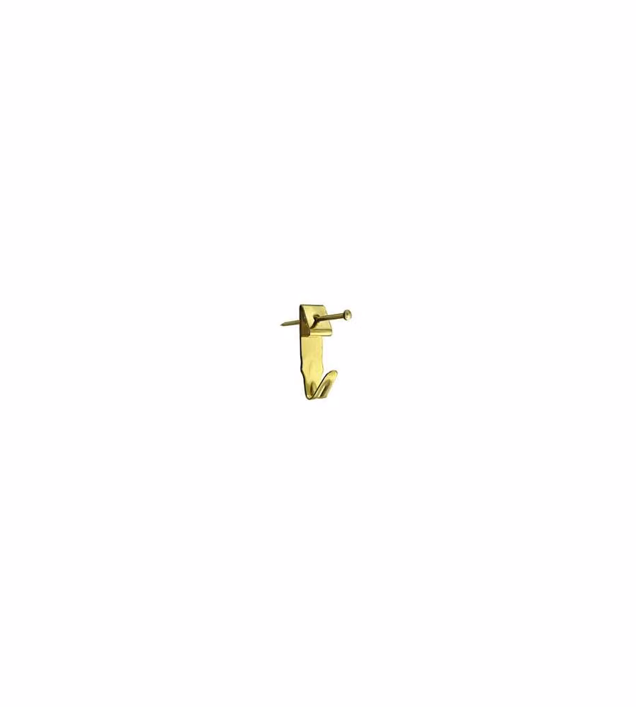 Ganci  per fissaggio quadri Num. 1 - 6 x 23 mm. con chiodini 10 pz.