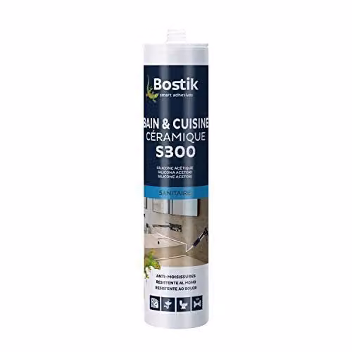 Sigillante siliconico BOSTIK, 300 ml, bianco N