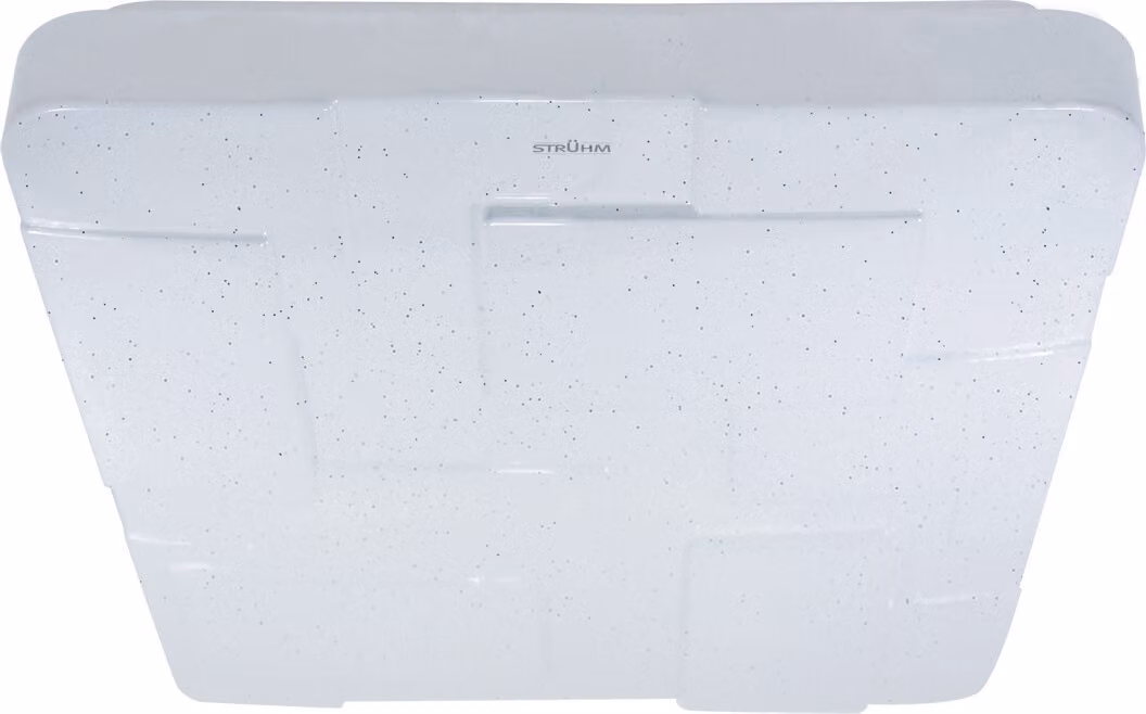 Bagno plafond moderno bianco quadrato 43cm decorativo paralume geometrico effetto stella colore neutro LED 36W TETRIS Struhm