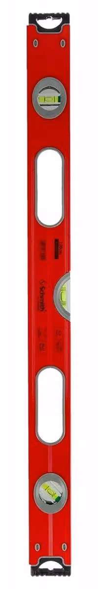 Livella a bolla con lente di ingrandimento, finestrella visiva, 120 cm. Livella di precisione Schmith, livella per muratori, livella da costruzione, strumento di misurazione, strumento di misurazione in alluminio, livella da cantiere di alta qualità, prof