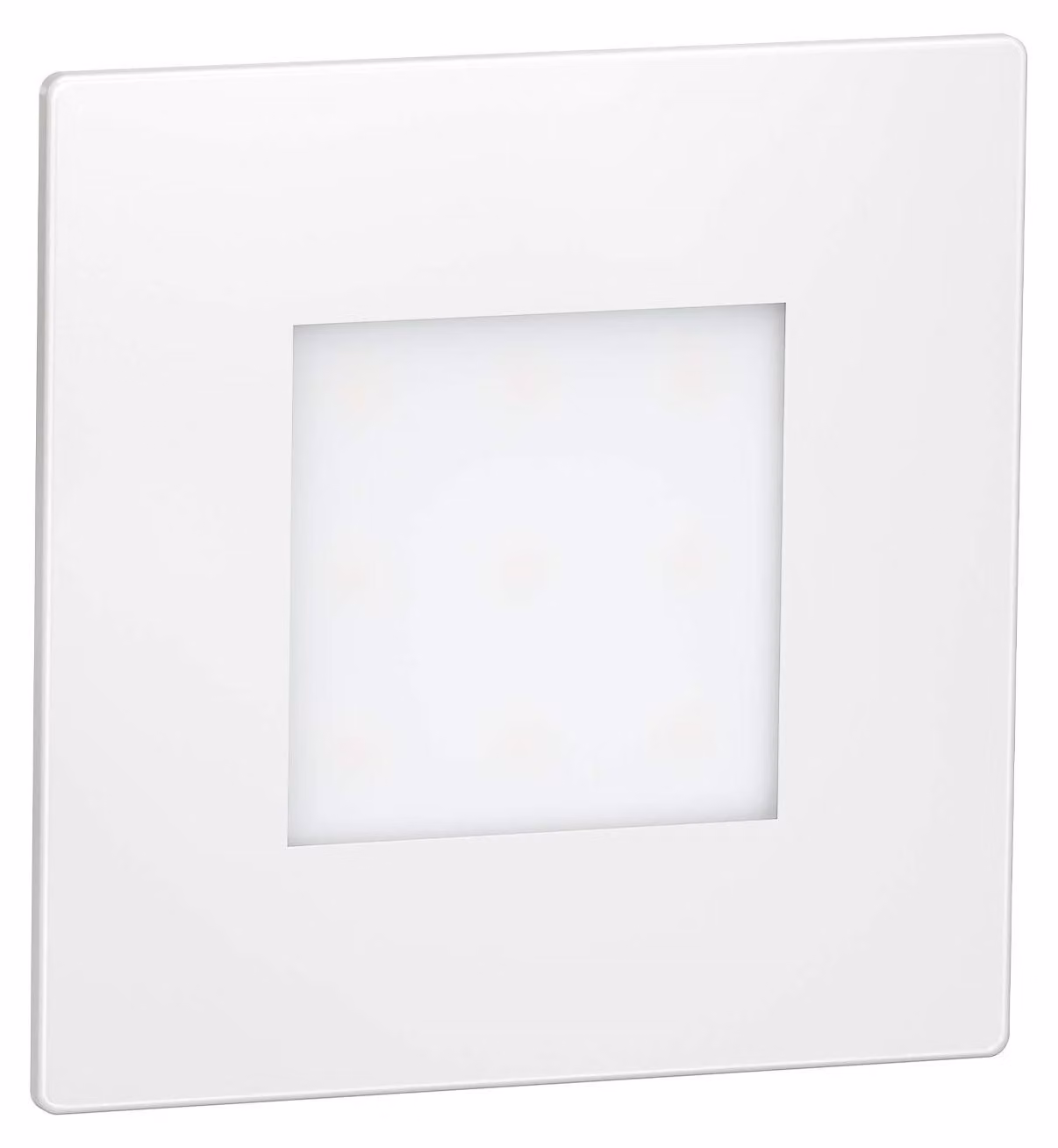 Luci a LED per scale, confezione da 15 pezzi, forma quadrata, 85x85 mm, luce bianca fredda