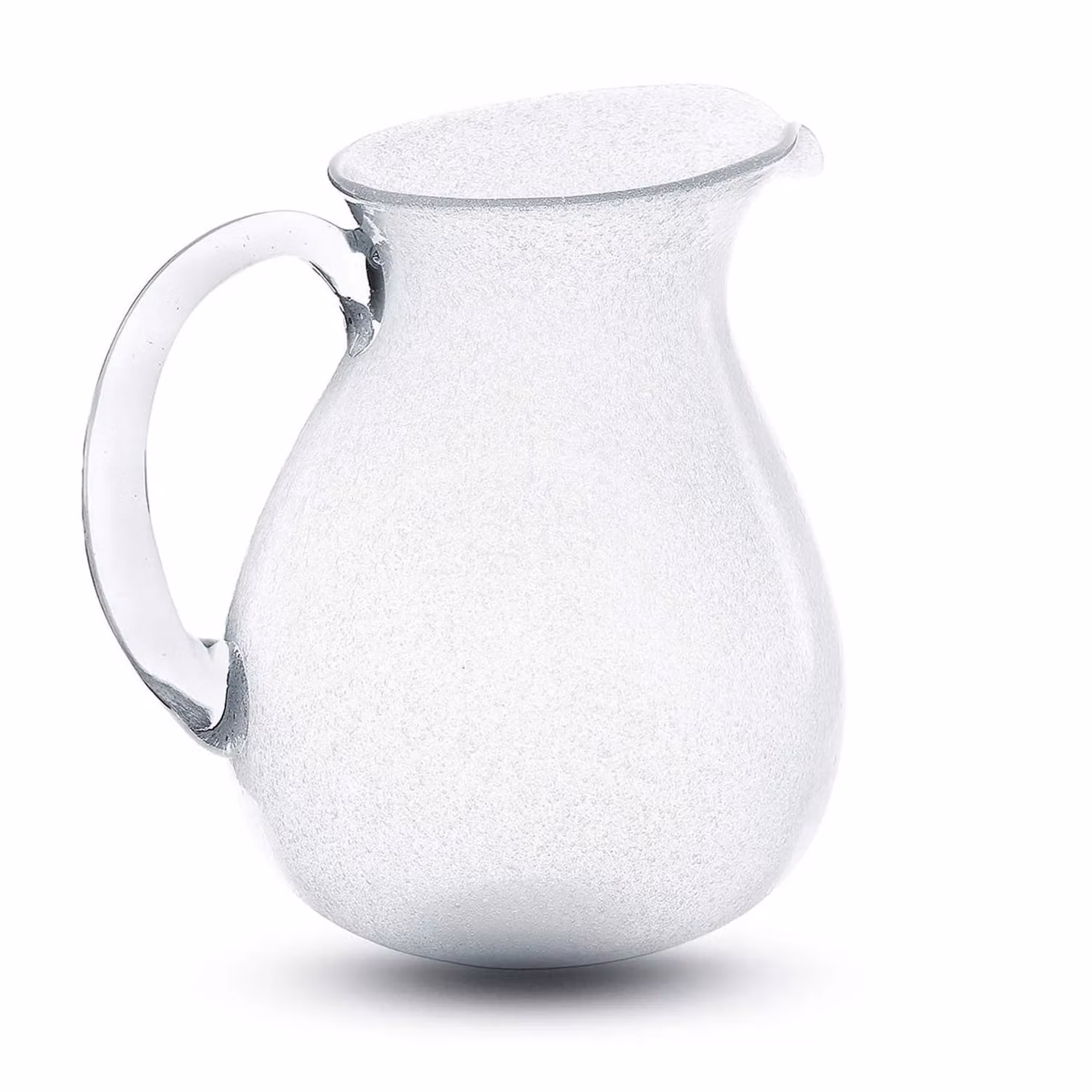 Caraffa da tavola Memento Glass in vetro, Bianco Trasparente