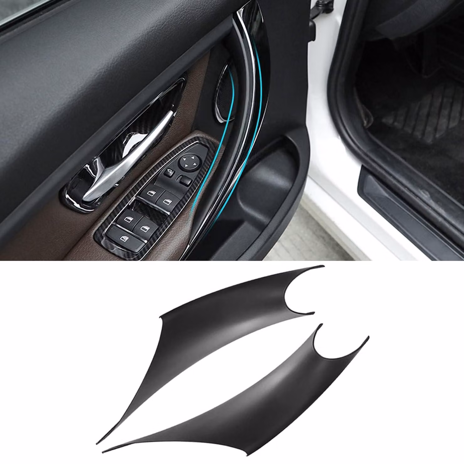 Solidchoice - Maniglie per porte compatibili con BMW Serie 3 e Serie 4