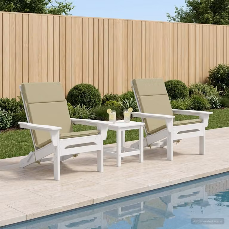 vidaXL Cuscino per sedia a schienale alto GEMERT 2 pz 100% Poliestere