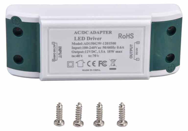 Trasformatore di alimentazione a corrente costante con driver LED per strisce luminose flessibili AC100-240V