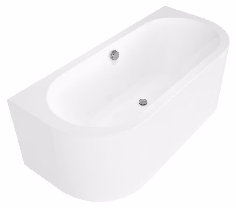 VIVA D MONOLITH vasca asimmetrica 170x75x60cm, bianco