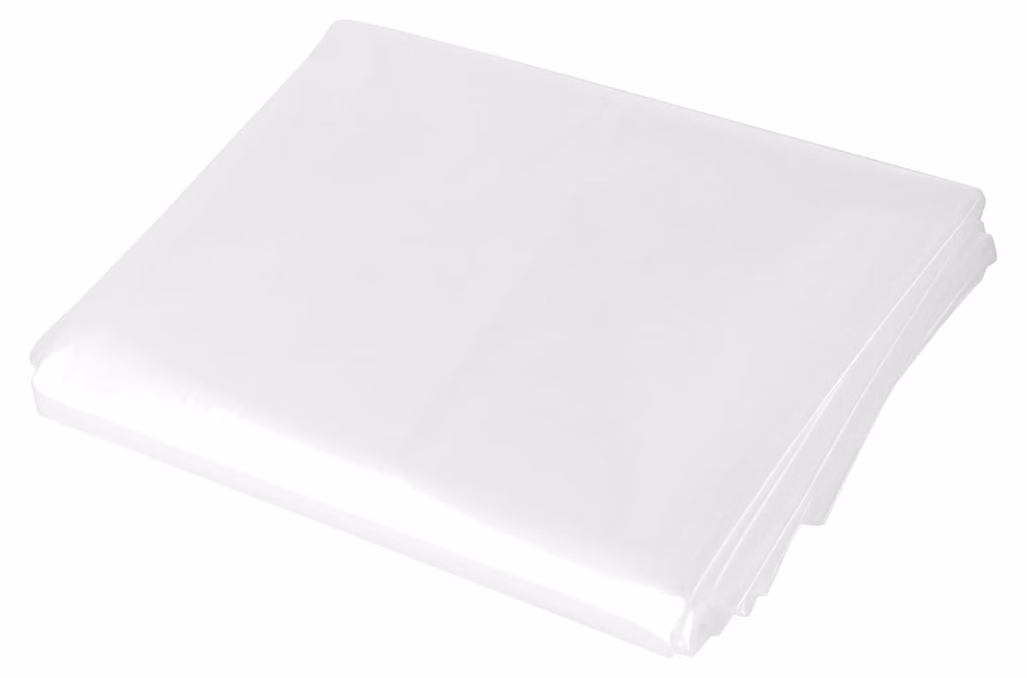 Lastre di polietilene 3m x 4m - Pellicola di plastica resistente - Coperture per coltivazioni in serra - Protezione per materiali da costruzione - Resistente allo strappo - Trasparente - Pellicola di plastica