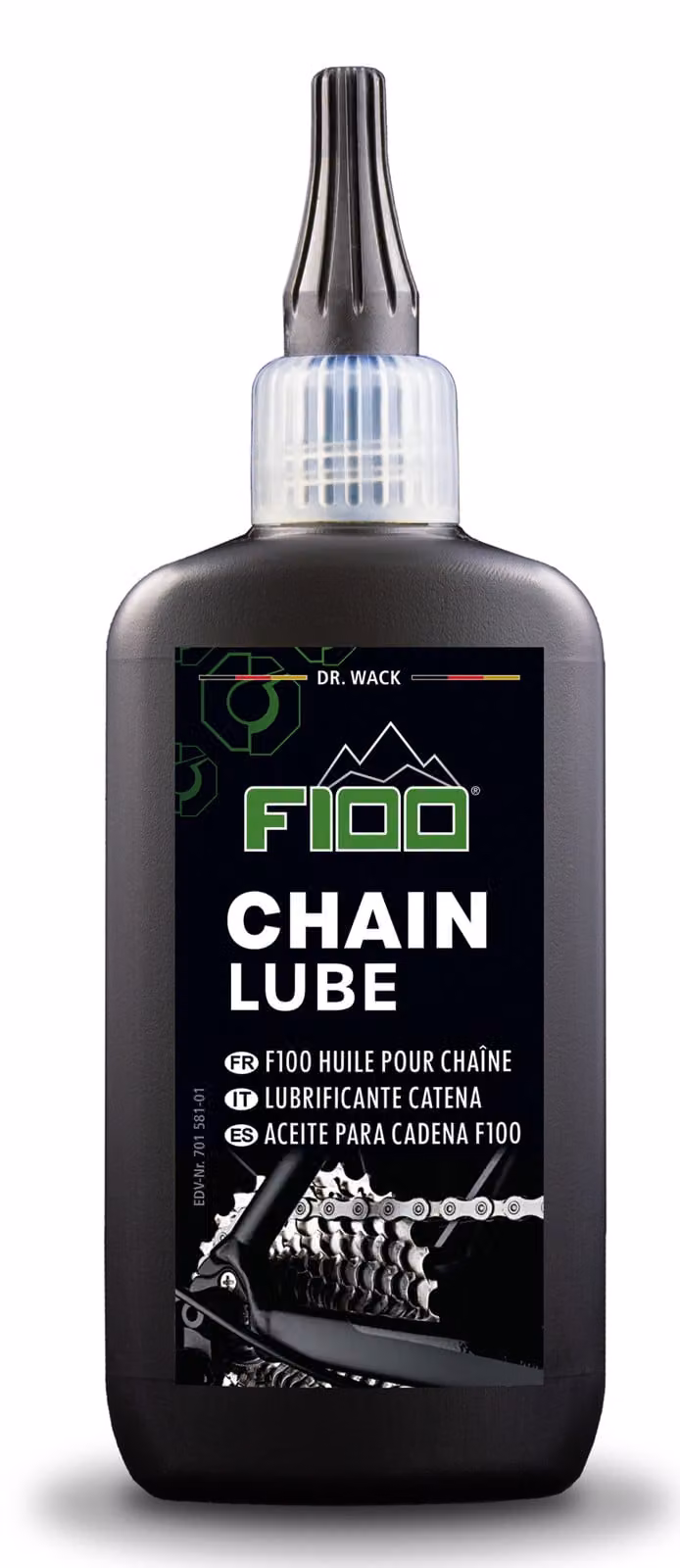 Dr. Wack F100 Lubrificante per catene, flacone contagocce da 100 ml