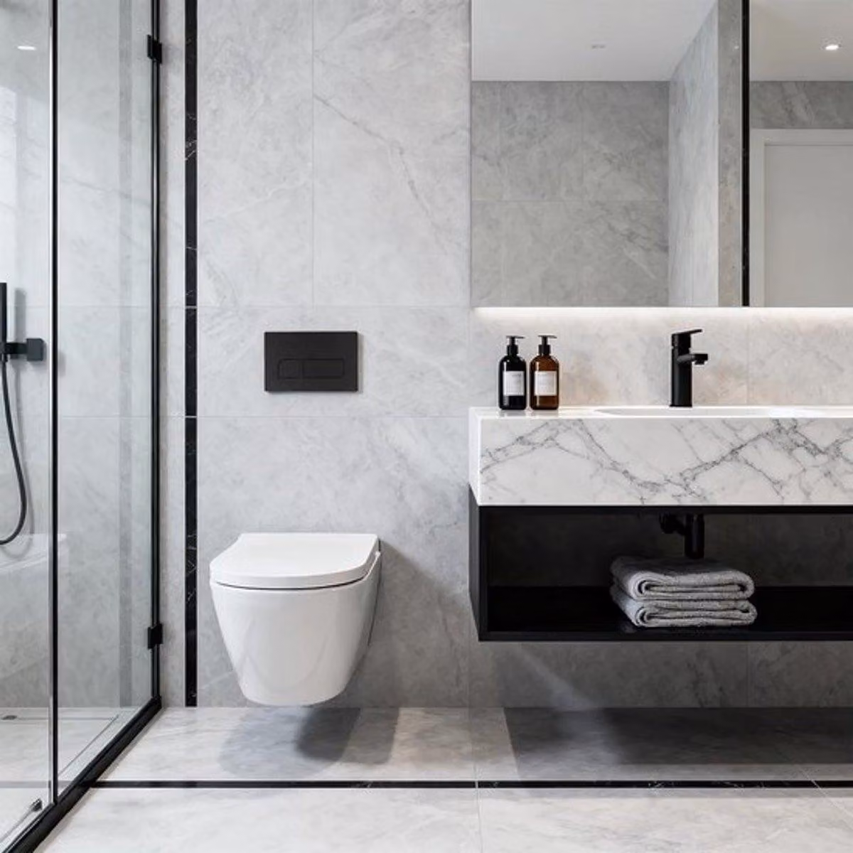 Kit di fissaggio per vaso WC, pulsante per WC e lavabo, ricambi, compatibile con Geberit Sigma UP300 & 320, colore nero, resistente e facile da installare