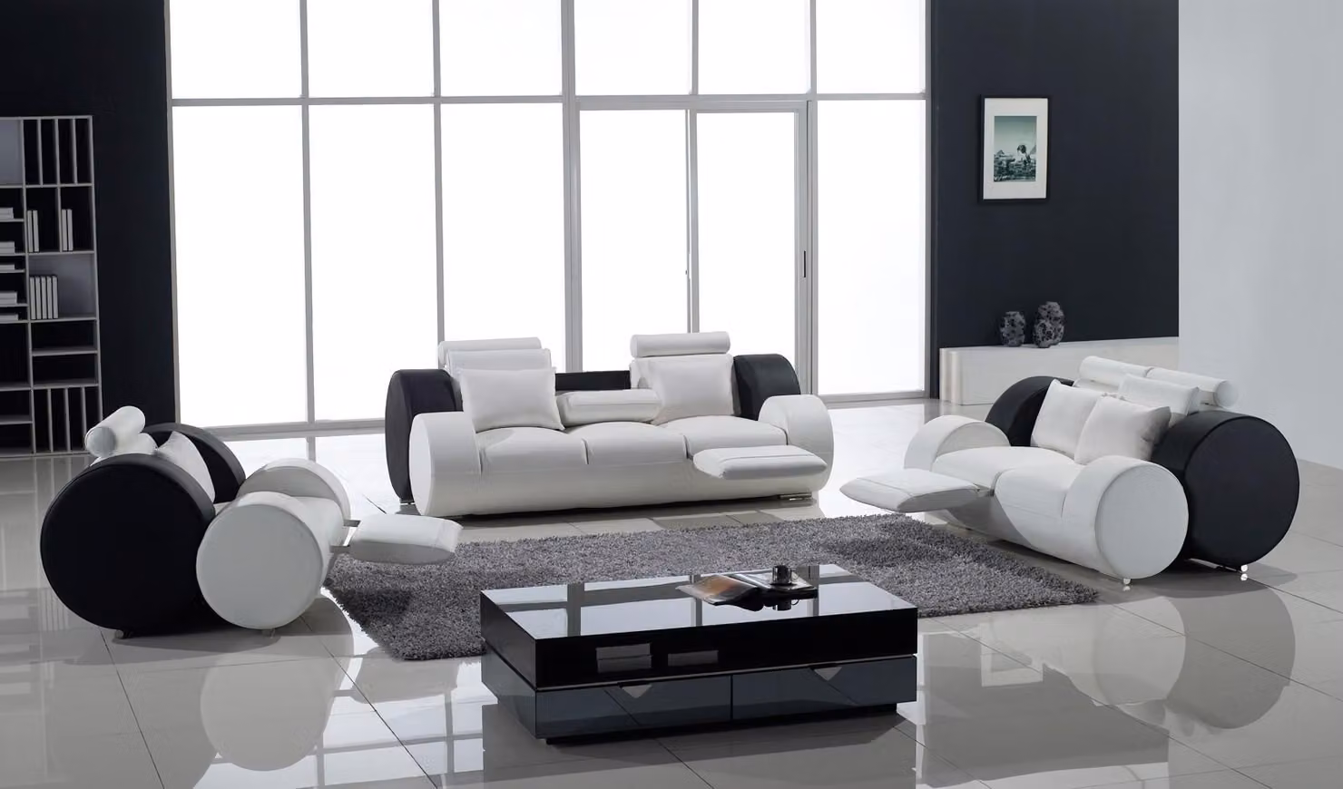 Sofagarnitur Ledersofa Sofa Couchen Sitzer Set Sofas Polster Couch 3tlg Sessel