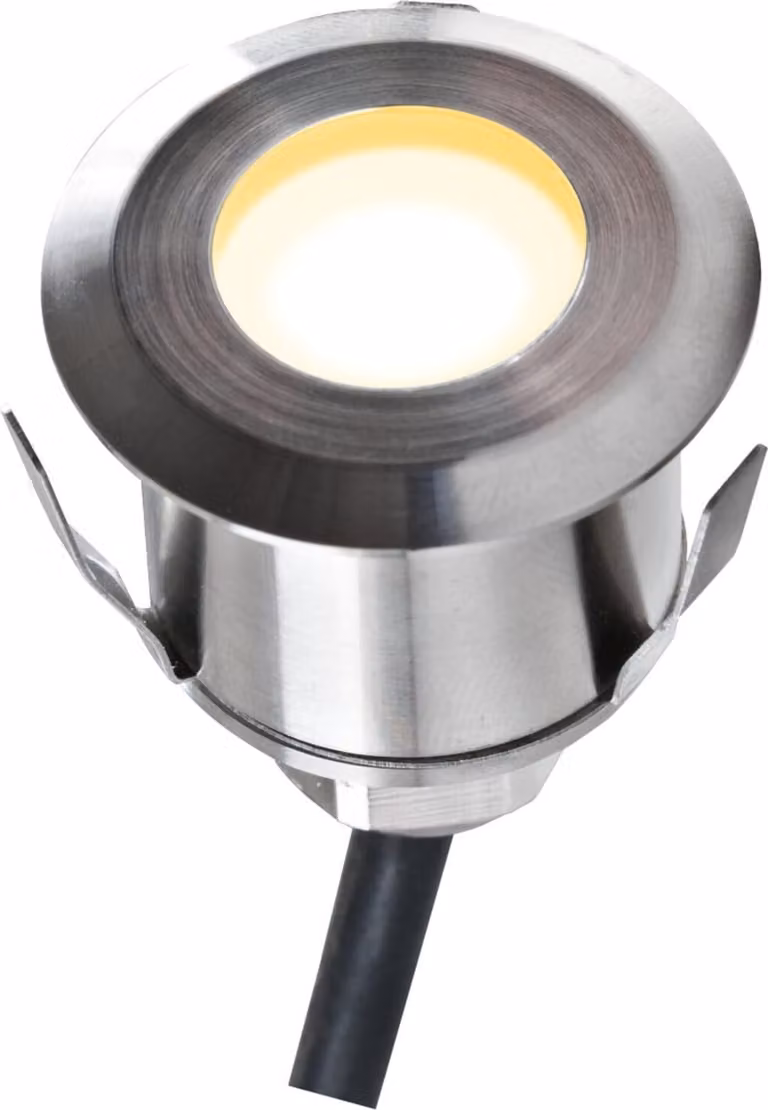 EVN Lichttechnik Luce da incasso LED 12VDC 1W ww P67 101002