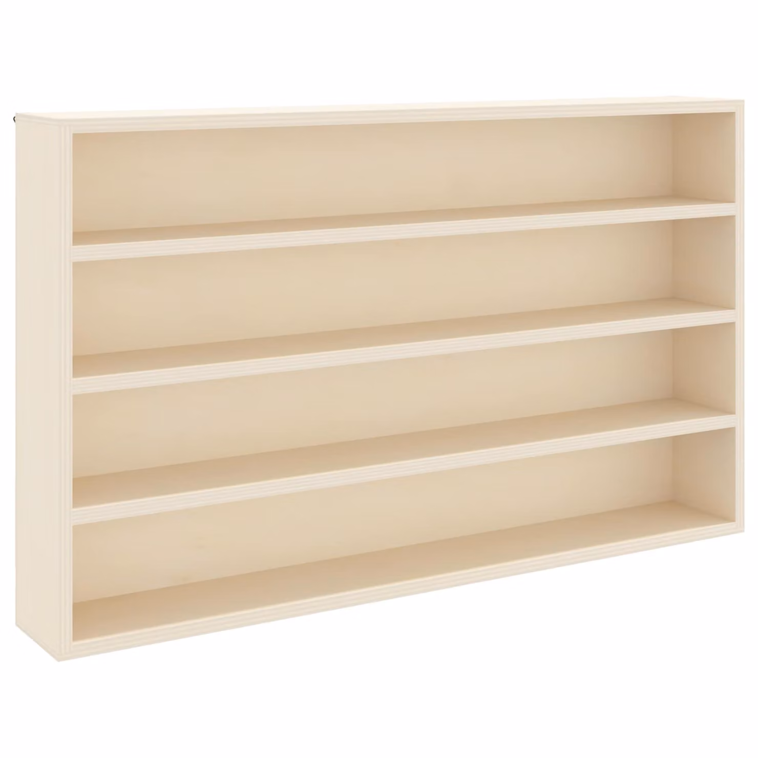 Vetrina da parete moderna vidaXL in MDF beige L 60 cm, P 8,5 cm, H 37 cm