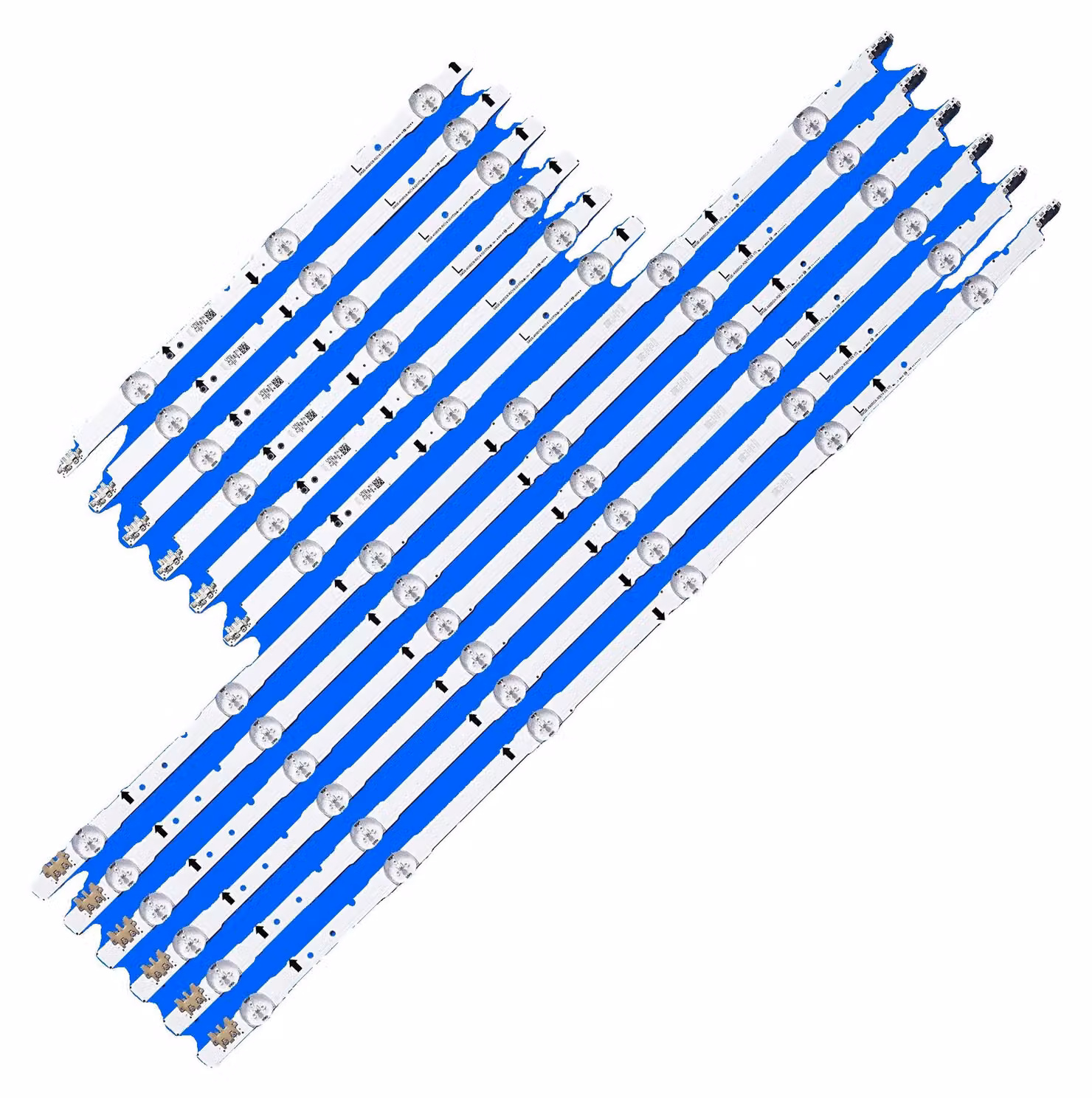 Striscia di retroilluminazione a LED, lunghezza 1005 mm, 9 perline LED per striscia, tensione di 3 V per LED, compatibile con diversi modelli, come nuova