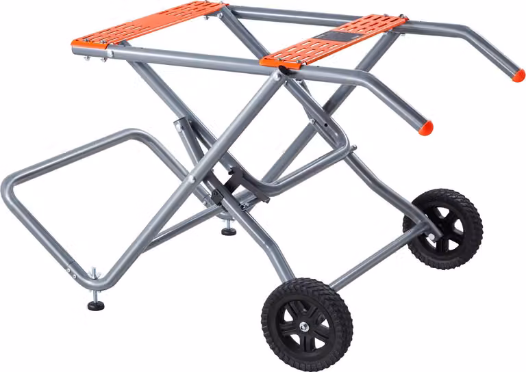 Supporto da banco per sega circolare con ruote Capacità di carico 158 kg 1100x760x620 mm pieghevole
