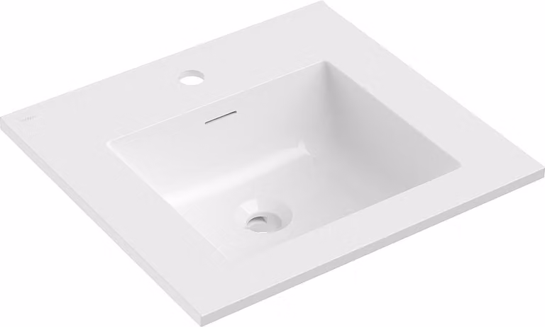 Mexen Otis lavabo da incasso 51 x 46,5 cm, bianco lucido - 25185000