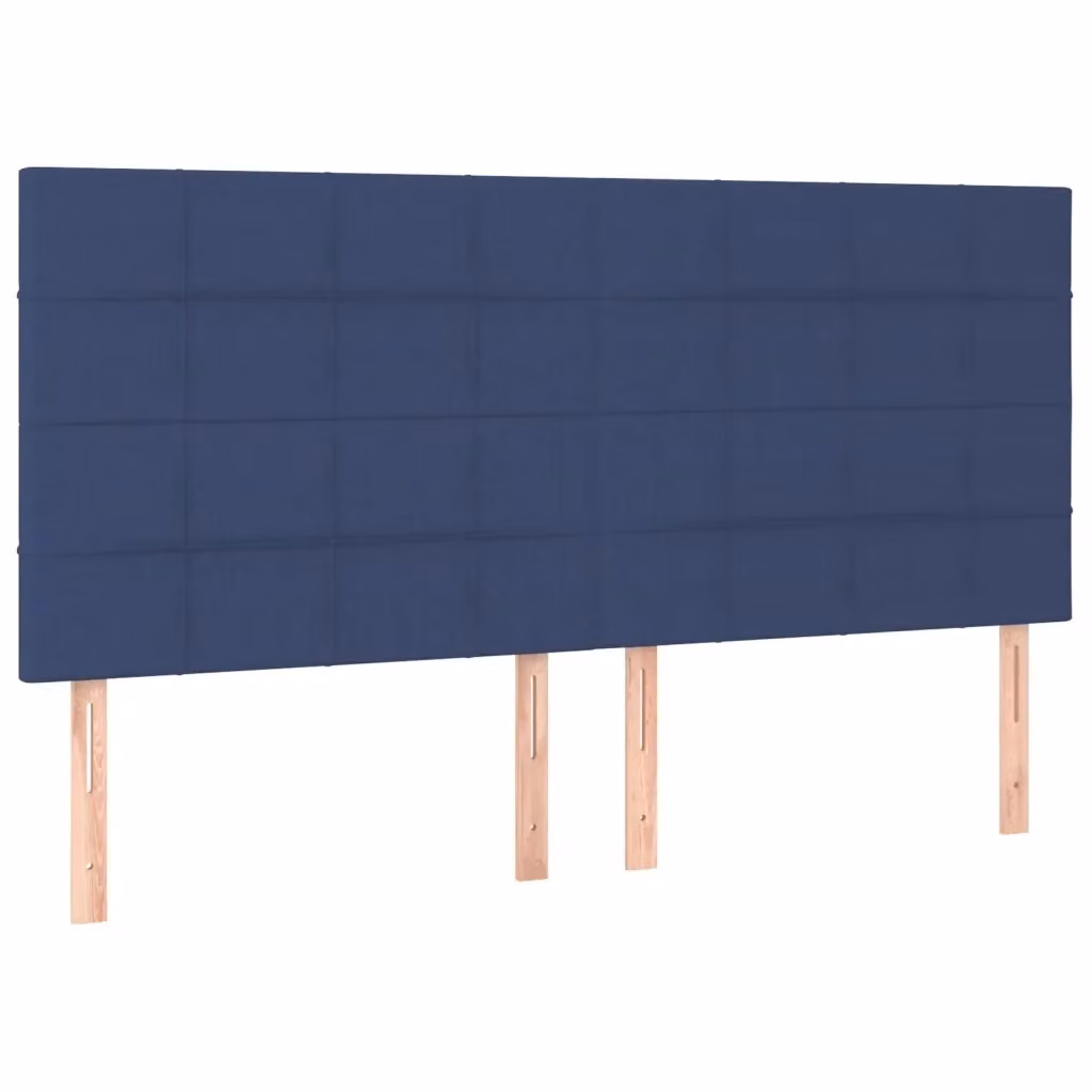 Testiera decorativa in tessuto blu Design Mania L: 180 cm, P: 5 cm, H: 118-128 cm – 2