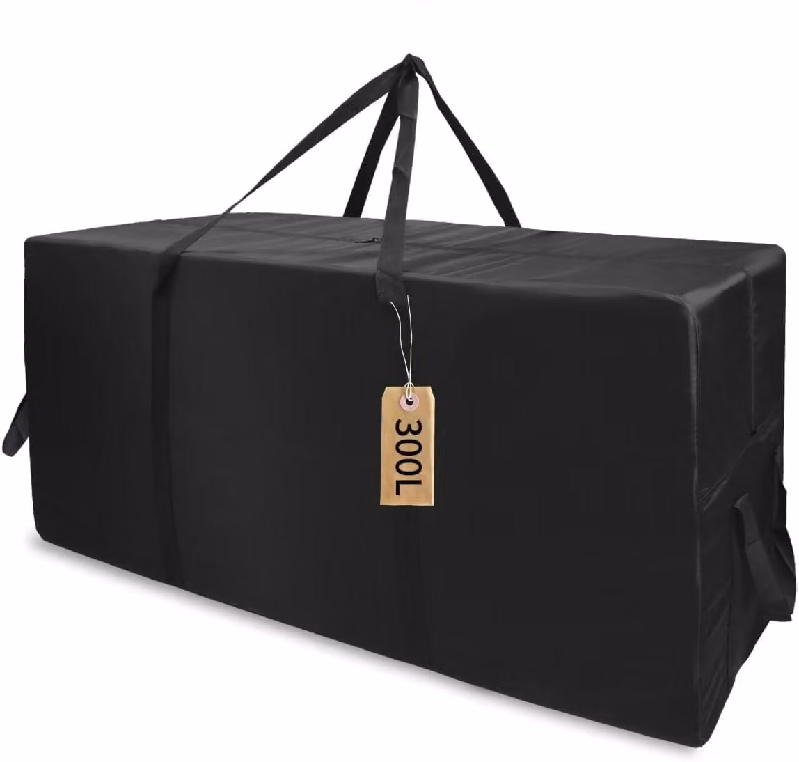 Borsa portaoggetti da 300 litri, dimensioni 118x55x46 cm, con maniglie, ideale per riporre vestiti