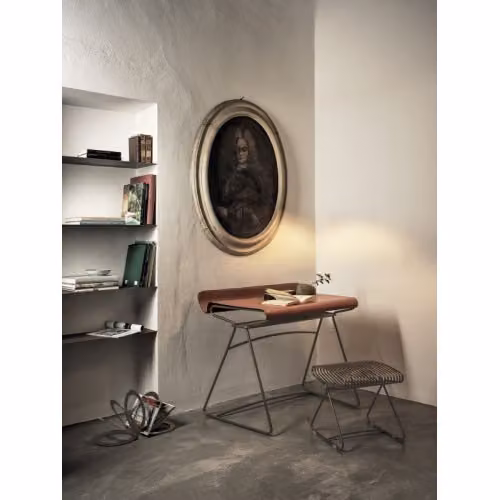 Scrittoio Taylor con piano in cuoio Bontempi Casa