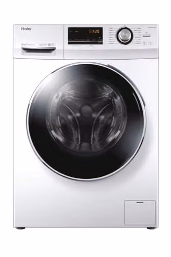 Haier Serie 636 Lavatrice Slim 7 Kg, Libera Installazione, Carica Frontale, Classe A, 1200 Giri, Motore Direct Motion, Rilevamento Carico, Ultra Silenziosa, 59 x 46 x 85 cm, Bianca - HW70-B12636N