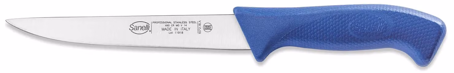 Coltello Filettare Linea Skin Azzurro, Cm.18