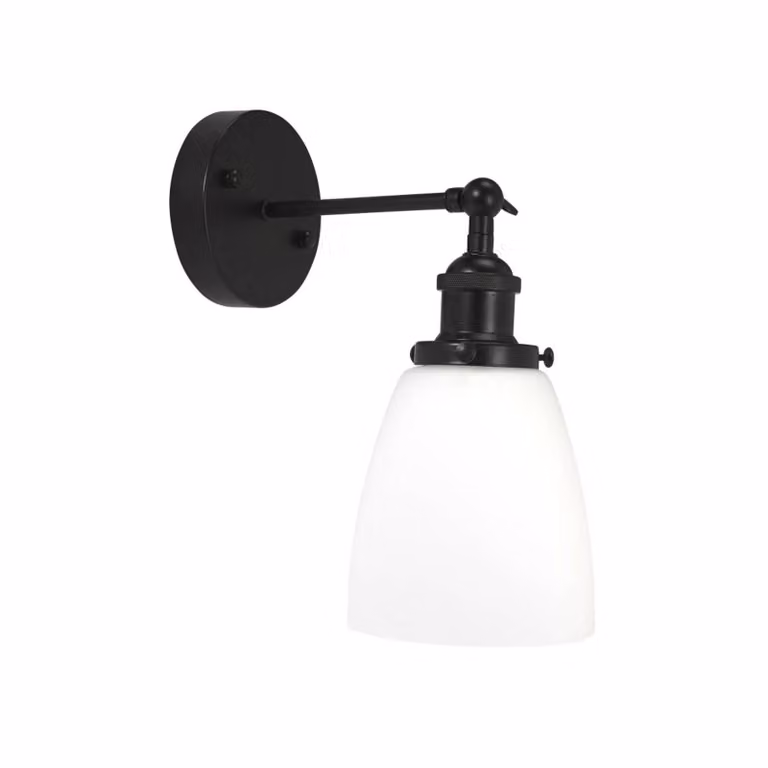 PR Home Applique da parete Kappa, dimmerabile, Nero, Soggiorno / Sala da pranzo, Metallo, Scandinavo, Applique