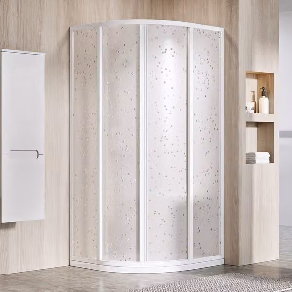 Cabina doccia RAVAK SKCP4-80 195 doppia porta bianco+perla 3114O10211