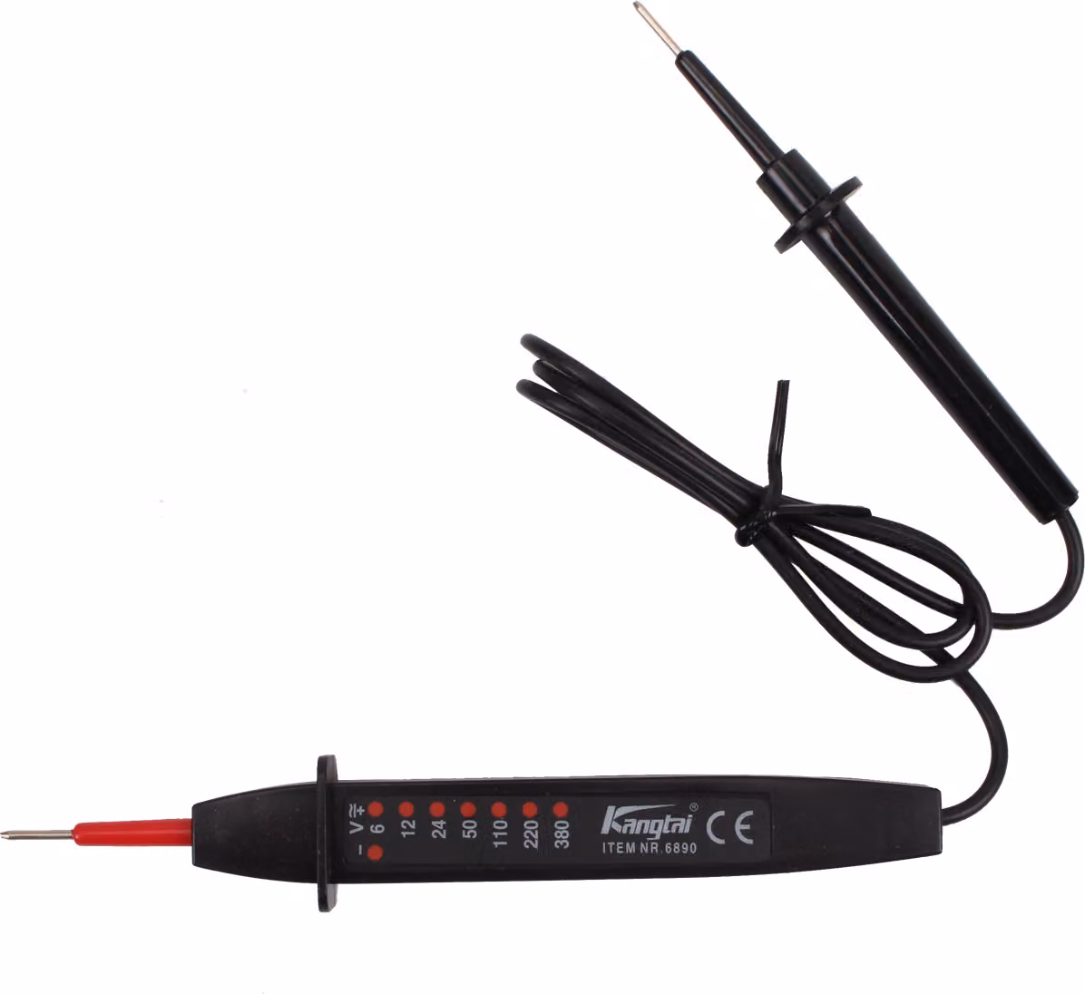 CCLIFE Tester di tensione a 2 poli 6-380V AC/DC Tester di tensione Tester di fase
