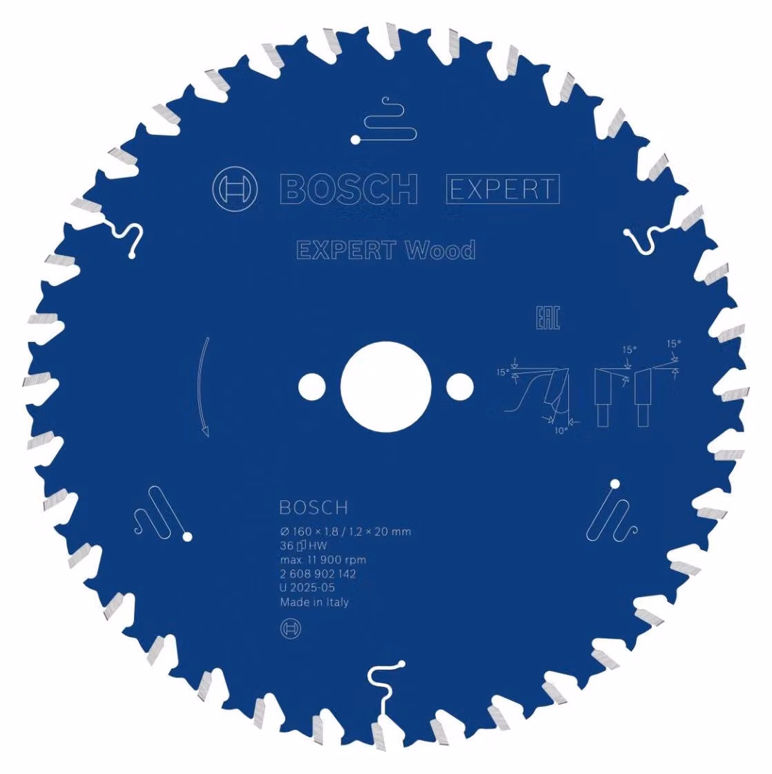 Lama circolare Bosch EXPERT Wood, 160x1,8x20 mm, Z36